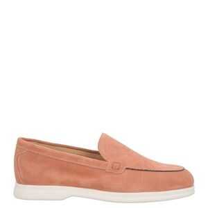 Check availability before purchase 
Doucal's Women's Suede Loafers - Peach